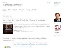 Tablet Screenshot of lachmayer.eu